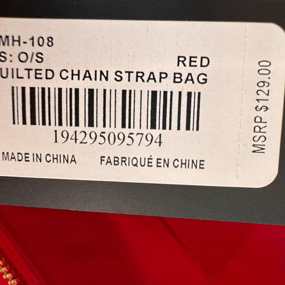 Badgley Mischka Quilted Chain Strap Bag - Picture 8 of 11